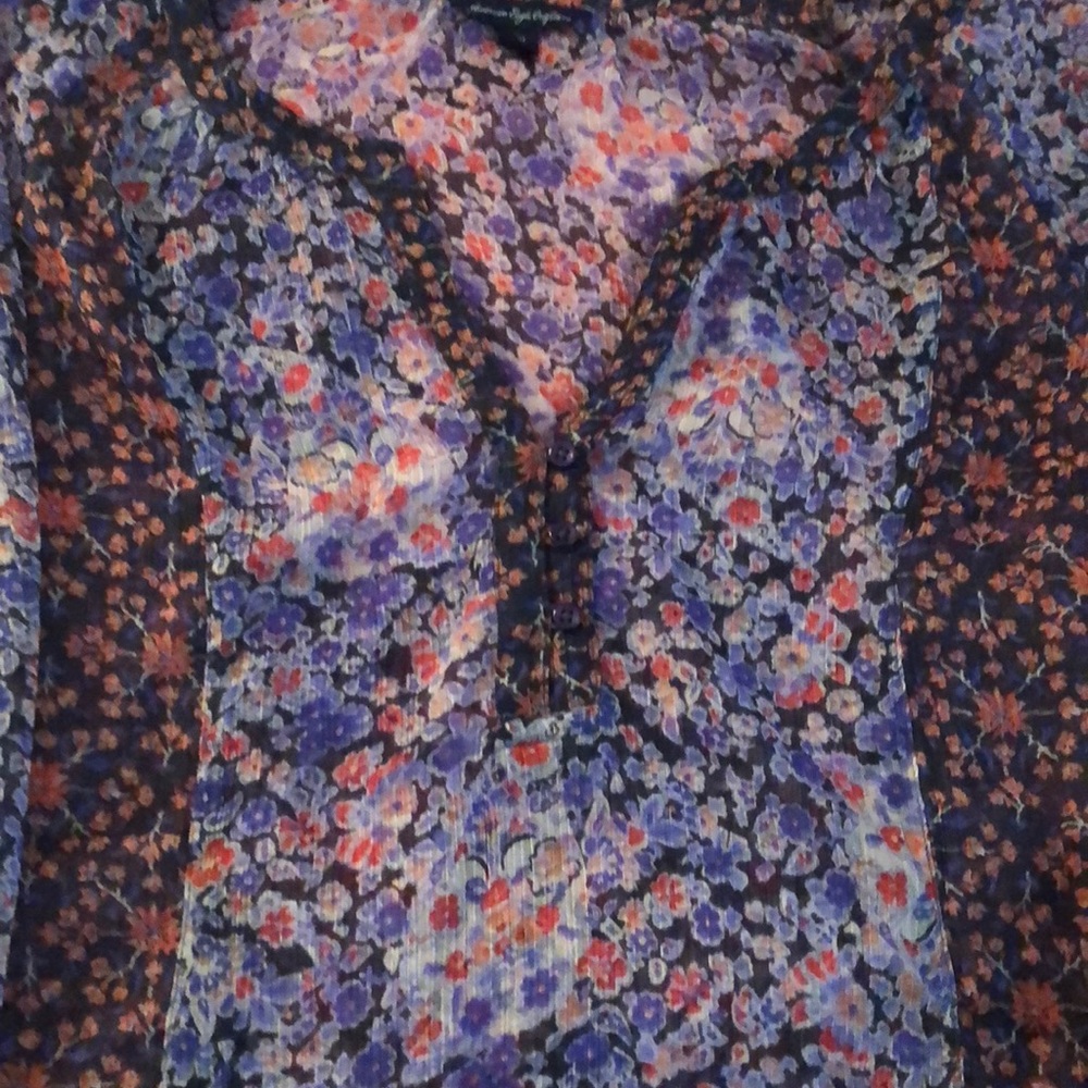 Blue pattern shirt - Picture 3 of 4